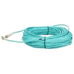 Picture of 200m LC to LC Aqua OM4 Duplex OFNP (Plenum-Rated) Fiber Patch Cable