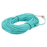 Picture of 200m LC to LC Aqua OM4 Duplex OFNP (Plenum-Rated) Fiber Patch Cable