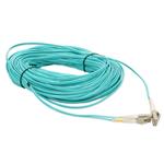 Picture of 200m LC to LC Aqua OM4 Duplex OFNP (Plenum-Rated) Fiber Patch Cable