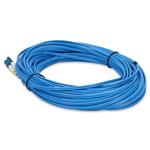 Picture of 20ft LC to LC Blue OS2 Duplex OFNR (Riser-Rated) SMF Fiber Patch Cable