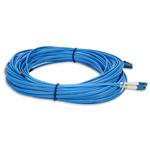 Picture of 20ft LC to LC Blue OS2 Duplex OFNR (Riser-Rated) SMF Fiber Patch Cable