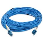 Picture of 20ft LC to LC Blue OS2 Duplex OFNR (Riser-Rated) SMF Fiber Patch Cable