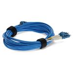 Picture of 25ft LC to LC Blue OS2 Duplex OFNR (Riser-Rated) SMF Fiber Patch Cable