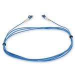 Picture of 25ft LC to LC Blue OS2 Simplex OFNR (Riser-Rated) SMF Fiber Patch Cable