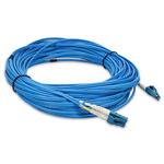Picture of 25m LC to LC Blue OS2 Duplex OFNR (Riser-Rated) SMF Fiber Patch Cable