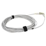 Picture of 2m LC to LC Gray OM4 Duplex OFNP (Plenum-Rated) TAA Fiber Patch Cable