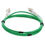 Picture of 2m LC to LC Green OM1 Duplex OFNR (Riser-Rated) TAA MMF Fiber Patch Cable