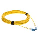 Picture of 30m LC to LC Yellow OS2 Duplex OFNR (Riser-Rated) SMF Fiber Patch Cable