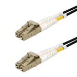 Picture of 3m LC to LC Black OM4 Duplex OFNR (Riser-Rated) Fiber Patch Cable