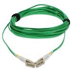 Picture of 3m LC to LC Green OM4 Duplex OFNP (Plenum-Rated) TAA Fiber Patch Cable