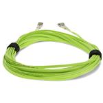 Picture of 3m LC to LC Lime Green OM5 Duplex OFNR (Riser-Rated) Fiber Patch Cable