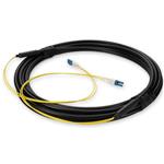 Picture of 3m LC to LC Black OS2 Duplex OFNR (Riser-Rated) SMF Fiber Outdoor Patch Cable