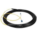 Picture of 3m LC to LC Black OS2 Duplex OFNR (Riser-Rated) SMF Fiber Outdoor Patch Cable