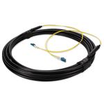 Picture of 3m LC to LC Black OS2 Duplex OFNR (Riser-Rated) SMF Fiber Outdoor Patch Cable