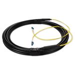 Picture of 3m LC to LC Black OS2 Duplex OFNR (Riser-Rated) SMF Fiber Outdoor Patch Cable