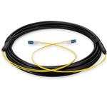 Picture of 3m LC to LC Black OS2 Duplex OFNR (Riser-Rated) SMF Fiber Outdoor Patch Cable