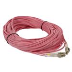 Picture of 40m LC to LC Pink OM4 Duplex OFNR (Riser-Rated) Fiber Patch Cable