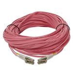 Picture of 40m LC to LC Pink OM4 Duplex OFNR (Riser-Rated) Fiber Patch Cable