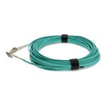 Picture of 46m LC to LC Aqua OM4 Duplex OFNR (Riser-Rated) Fiber Patch Cable