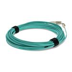 Picture of 46m LC to LC Aqua OM4 Duplex OFNR (Riser-Rated) Fiber Patch Cable