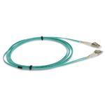 Picture of 4m LC to LC Aqua OM3 Duplex LSZH Fiber Patch Cable