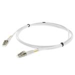 Picture of 4m LC to LC White OM4 Duplex OFNR (Riser-Rated) Fiber Patch Cable