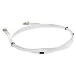 Picture of 4m LC to LC White OM4 Duplex OFNR (Riser-Rated) Fiber Patch Cable