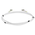 Picture of 4m LC to LC White OM4 Duplex OFNR (Riser-Rated) Fiber Patch Cable