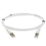 Picture of 4m LC to LC White OM4 Duplex OFNR (Riser-Rated) Fiber Patch Cable