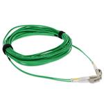 Picture of 4m LC to LC Green OM4 Duplex OFNP (Plenum-Rated) TAA Fiber Patch Cable