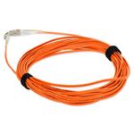 Picture of 4m LC to LC Orange OM4 Duplex OFNP (Plenum-Rated) TAA Fiber Patch Cable