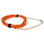 Picture of 4m LC to LC Orange OM4 Duplex OFNP (Plenum-Rated) TAA Fiber Patch Cable
