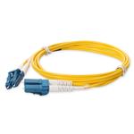 Picture of 4m LC to LC Yellow OS2 Duplex OFNP (Plenum-Rated) SMF Fiber Patch Cable