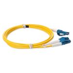 Picture of 4m LC to LC Yellow OS2 Duplex OFNP (Plenum-Rated) SMF Fiber Patch Cable