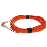 Picture of 50m LC to LC Orange OM1 Duplex OFNR (Riser-Rated) MMF Fiber Patch Cable