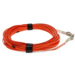 Picture of 50m LC to LC Orange OM1 Duplex OFNR (Riser-Rated) MMF Fiber Patch Cable