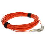 Picture of 50m LC to LC Orange OM1 Duplex OFNR (Riser-Rated) MMF Fiber Patch Cable