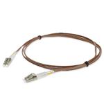 Picture of 5m LC to LC Brown OM4 Duplex OFNR (Riser-Rated) TAA Fiber Patch Cable