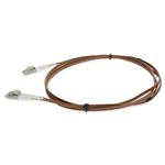 Picture of 5m LC to LC Brown OM4 Duplex OFNR (Riser-Rated) TAA Fiber Patch Cable