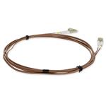 Picture of 5m LC to LC Brown OM4 Duplex OFNR (Riser-Rated) TAA Fiber Patch Cable