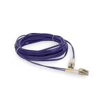 Picture of 5m LC to LC Purple OM4 Duplex OFNP (Plenum-Rated) Fiber Patch Cable