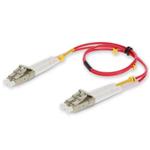Picture of 5m LC to LC Red OM4 Duplex OFNP (Plenum-Rated) TAA Fiber Patch Cable