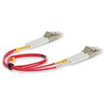 Picture of 5m LC to LC Red OM4 Duplex OFNP (Plenum-Rated) TAA Fiber Patch Cable
