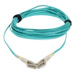 Picture of 5m LC to LC Aqua OM4 Duplex OFNP (Plenum-Rated) TAA Fiber Patch Cable