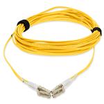 Picture of 5m LC to LC Yellow OM4 Duplex OFNP (Plenum-Rated) Fiber Patch Cable