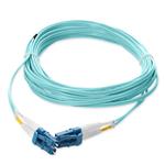 Picture of 5m LC to LC Aqua OS2 Duplex OFNR (Riser-Rated) SMF Fiber Patch Cable