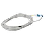 Picture of 5m LC to LC Gray OS2 Duplex OFNR (Riser-Rated) SMF Fiber Patch Cable