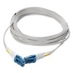 Picture of 5m LC to LC Gray OS2 Duplex OFNR (Riser-Rated) SMF Fiber Patch Cable