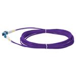 Picture of 5m LC to LC Purple OS2 Duplex OFNR (Riser-Rated) SMF Fiber Patch Cable