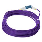 Picture of 5m LC to LC Purple OS2 Duplex OFNR (Riser-Rated) SMF Fiber Patch Cable